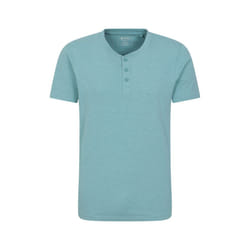 Mountain Warehouse Mens Hasst Organic T-Shirt - 3XL, Turquoise