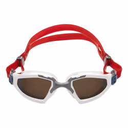Aqua Sphere Kayenne Pro Swimming Goggles - One Size, White/Grey