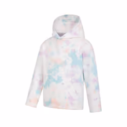 Mountain Warehouse Childrens/Kids Tie Dye Organic Hoodie - 2-3 Years, Lilac