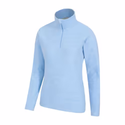 Mountain Warehouse Womens/Ladies Snowdon Melange Fleece Top - 14 UK, Corn Blue