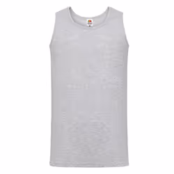 Fruit of the Loom Mens Valueweight Heather Athletic Vest Top - M, Heather Grey