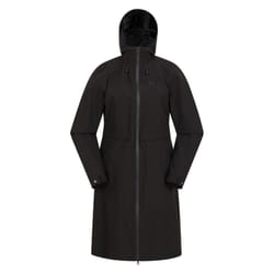 Mountain Warehouse Womens/Ladies Hilltop Extra Long Waterproof Jacket - 10 UK, Black