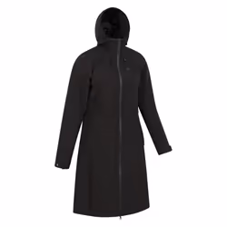 Mountain Warehouse Womens/Ladies Hilltop Extra Long Waterproof Jacket - 10 UK, Black