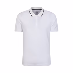 Mountain Warehouse Mens Tournament IsoCool Polo Shirt - XL, White