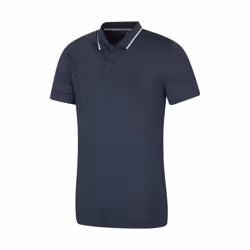 Mountain Warehouse Mens Tournament IsoCool Polo Shirt - 4XL, Navy