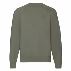 Fruit Of The Loom Mens Classic 80/20 Raglan Sweatshirt - XL, Classic Olive
