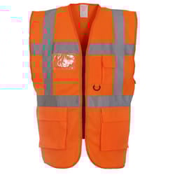 Yoko Unisex Adult Executive Hi-Vis Waistcoat - 5XL, Orange