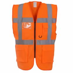 Yoko Unisex Adult Executive Hi-Vis Waistcoat - 4XL, Orange