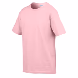 Gildan Childens/Kids SoftStyle Ringspun T-Shirt - 12-13 Years, Light Pink
