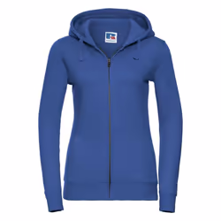 Russell Womens/Ladies Authentic Full Zip Hoodie - S, Bright Royal Blue
