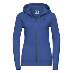 Russell Womens/Ladies Authentic Full Zip Hoodie - S, Bright Royal Blue