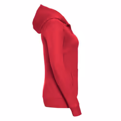 Russell Womens/Ladies Authentic Full Zip Hoodie - M, Classic Red