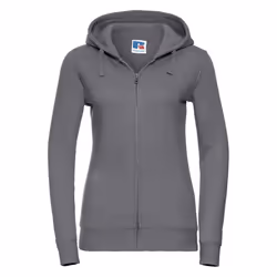 Russell Womens/Ladies Authentic Full Zip Hoodie - XL, Convoy Grey