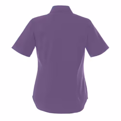 Premier Womens/Ladies Poplin Short-Sleeved Blouse - 26 UK, Purple