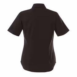 Premier Womens/Ladies Poplin Short-Sleeved Blouse - 14 UK, Black
