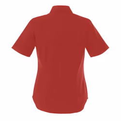 Premier Womens/Ladies Poplin Short-Sleeved Blouse - 22 UK, Burgundy