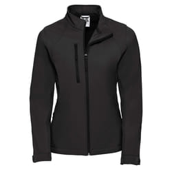 Russell Womens/Ladies Soft Shell Jacket - M, Black
