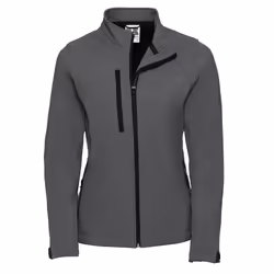 Russell Womens/Ladies Soft Shell Jacket - L, Titanium