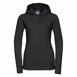 Russell Womens/Ladies Authentic Hoodie - 12 UK, Black