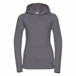 Russell Womens/Ladies Authentic Hoodie - 14 UK, Convoy Grey