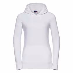 Russell Womens/Ladies Authentic Hoodie - 10 UK, White