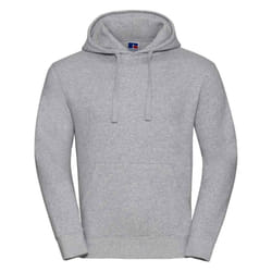 Russell Mens Authentic Hoodie - XS, Light Oxford
