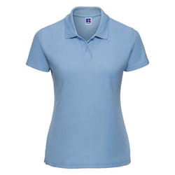 Russell Womens/Ladies Pique Polo Shirt - 10 UK, Sky Blue