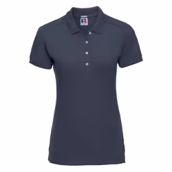 Russell Womens/Ladies Pique Stretch Polo Shirt - XS, French Navy