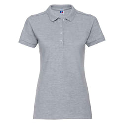 Russell Womens/Ladies Pique Stretch Polo Shirt - M, Light Oxford