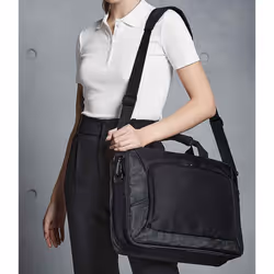 Quadra Executive Shoulder Bag - One Size, Black