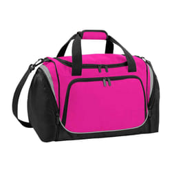Quadra Pro Team Locker Bag - One Size, Fuchsia/Black/Light Grey