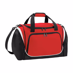 Quadra Pro Team Locker Bag - One Size, Red/Black/White