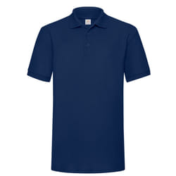 Fruit of the Loom Mens Polycotton Pique Heavy Polo Shirt - S, Navy