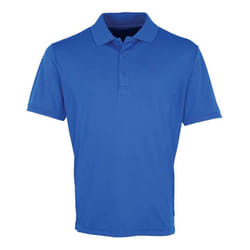 Premier Mens Coolchecker Pique Polo Shirt - M, Royal Blue
