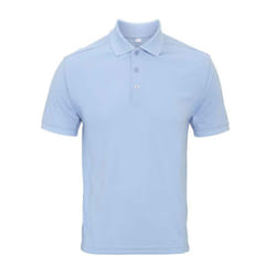 Premier Mens Coolchecker Pique Polo Shirt - XL, Light Blue