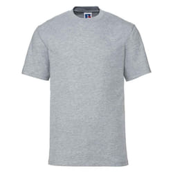 Russell Mens Ringspun Cotton Classic T-Shirt - XL, Light Oxford