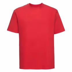 Russell Mens Ringspun Cotton Classic T-Shirt - XXL, Classic Red