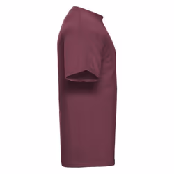 Russell Mens Ringspun Cotton Classic T-Shirt - XS, Burgundy
