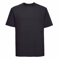 Russell Mens Ringspun Cotton Classic T-Shirt - XL, Black