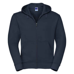 Russell Mens Authentic Hooded Sweatshirt - XS, French Navy