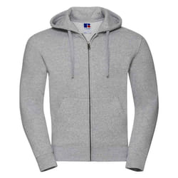 Russell Mens Authentic Hooded Sweatshirt - XS, Light Oxford