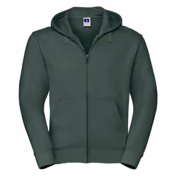 Russell Mens Authentic Hooded Sweatshirt - L, Bottle Green