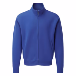 Russell Mens Authentic Sweat Jacket - M, Bright Royal Blue