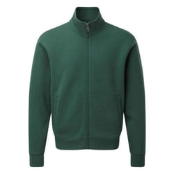 Russell Mens Authentic Sweat Jacket - M, Bottle Green