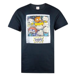 Nickelodeon Mens Rugrats Polaroid T-Shirt - XXL, Black