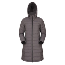 Mountain Warehouse Womens/Ladies Furnace Down Long Length Padded Jacket - 12 UK, Dark Grey