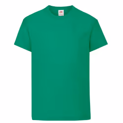 Fruit of the Loom Childrens/Kids Original Cotton T-Shirt - 3-4 Years, Kelly Green