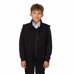 Regatta Childrens/Kids Ablaze Softshell Reflective Gilet - 34in, Black