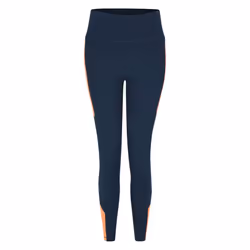 Dare 2B Womens/Ladies Move II Contrast Detail Leggings - 16 UK, Moonlight Denim/Orange