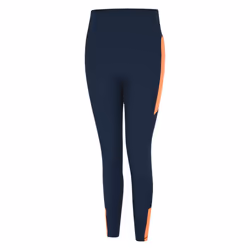 Dare 2B Womens/Ladies Move II Contrast Detail Leggings - 16 UK, Moonlight Denim/Orange